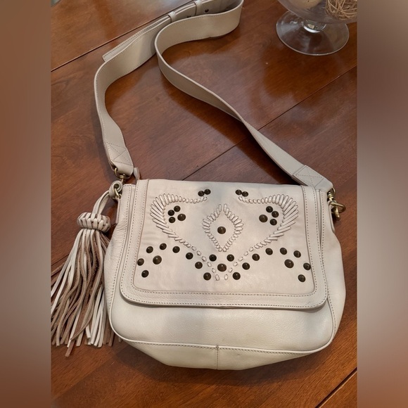 Bixi Awotan Handbags - The "Anything you want it to be" Bixi Awotan Bag bone studded leather crossbody